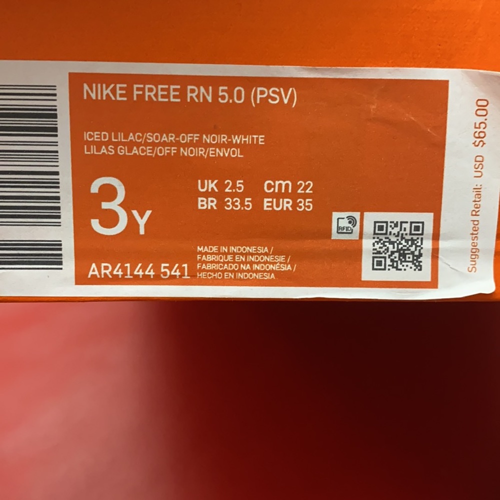 Nike FREE RUN 5.0 Girls' Running Shoes - Picture 9 of 9